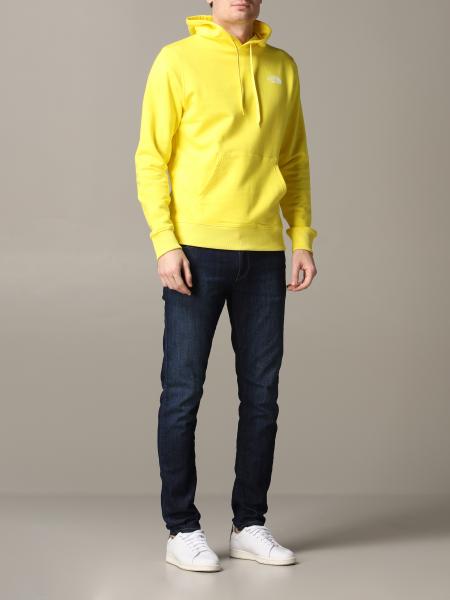 north face yellow sweatshirt