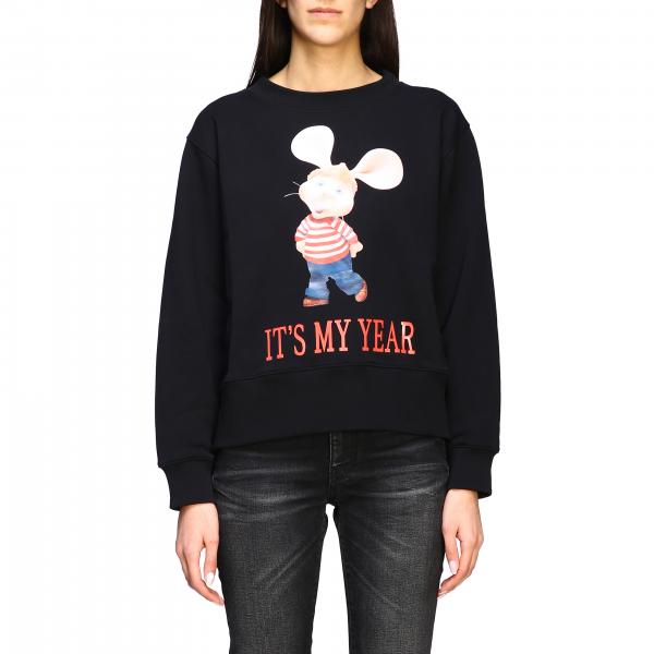 Alberta Ferretti Sweatshirt mit Rundhalsausschnitt und