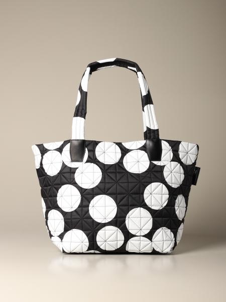 Borsa Dee Collective Berlin in nylon trapuntato a pois