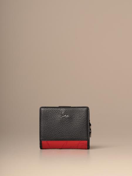 CHRISTIAN LOUBOUTIN: Paloma mini wallet in leather | Wallet 