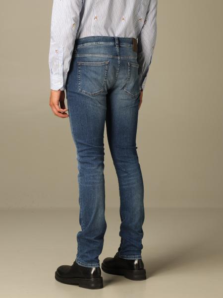 Etro Outlet: Jeans in denim stretch slim fit - Denim | Jeans Etro 1W417 9633 online su GIGLIO.COM