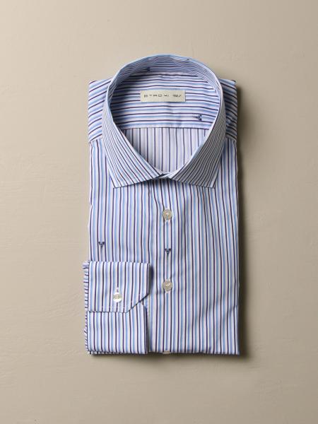 Camicia Etro in cotone con animali all over