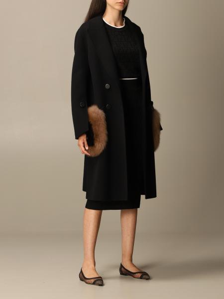 fendi logo coat