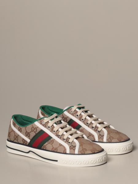 GUCCI: 1977 Tennis sneakers in Original GG Supreme fabric | Sneakers ...