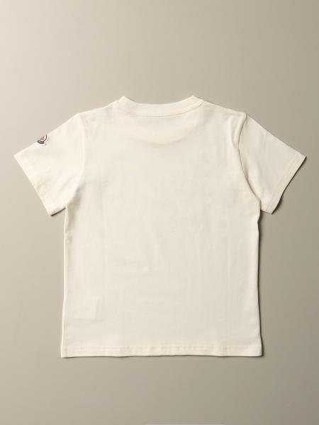 Moncler cotton t-shirt with flock logo