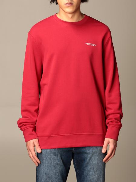 Armani exchange red discount sweatshirt