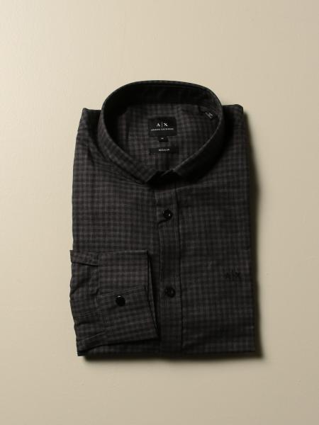 Camicia Armani Exchange in cotone vichy