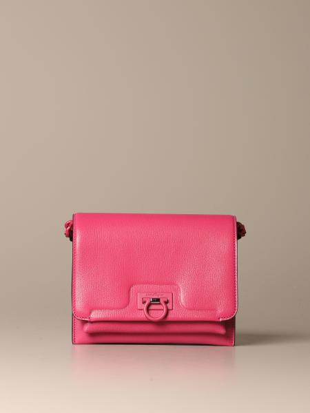 Salvatore Ferragamo femme: Sac bandoulière en cuir Trifolio Salvatore Ferragamo avec bandoulière Gancini