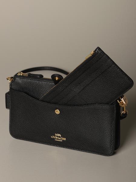 coach mini black purse