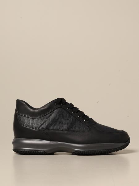 Interactive Hogan sneakers in smooth leather and score