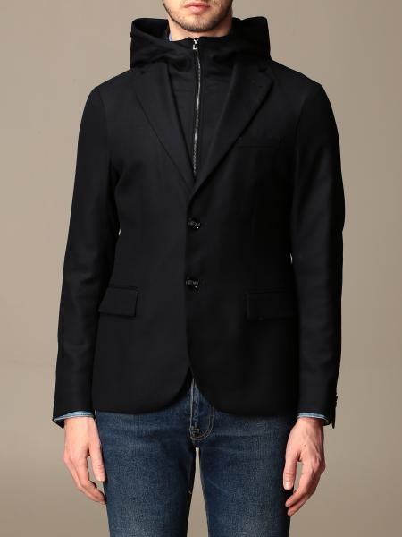 Giacca a monopetto Emporio Armani con pettorina