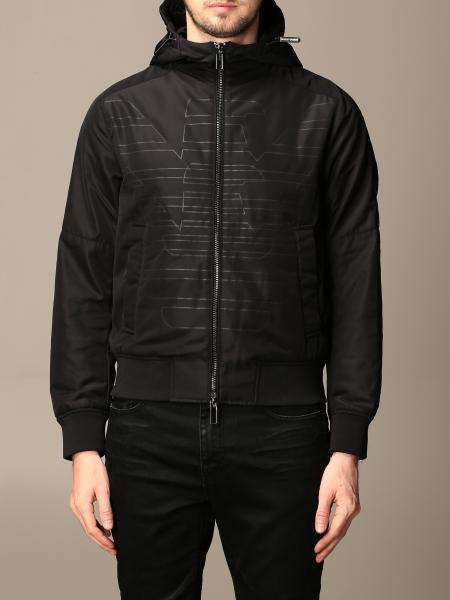 Bomber Emporio Armani in nylon con logo