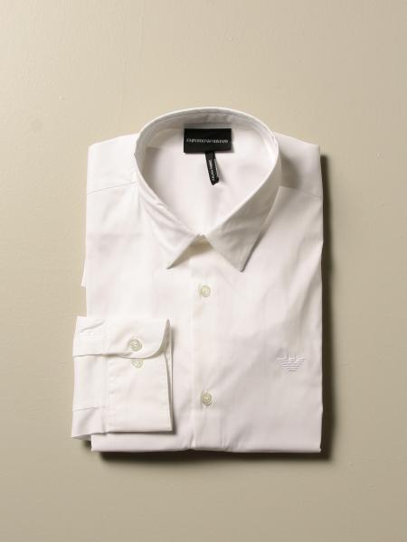 Camicia Emporio Armani in cotone stretch basic
