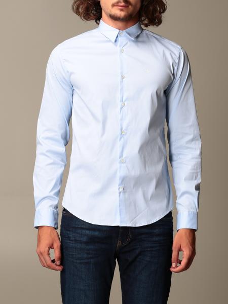 Camicia Emporio Armani in cotone stretch basic
