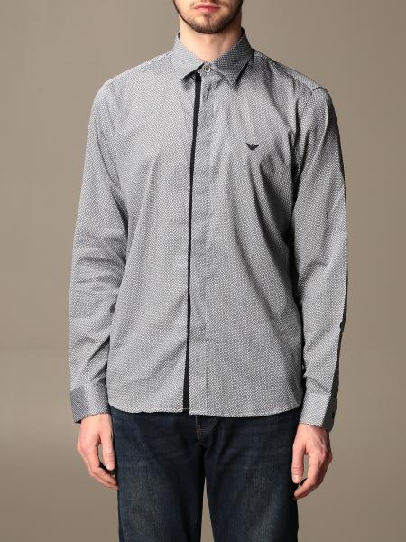 Camicia Emporio Armani in popeline con logo