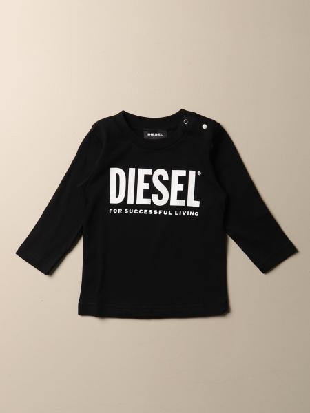 T-shirt Diesel a girocollo in cotone con logo