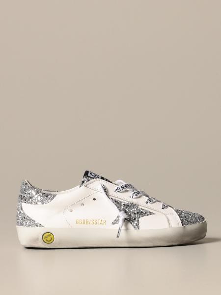 Golden Goose bambino: Sneakers Superstar classic Golden Goose in pelle e glitter