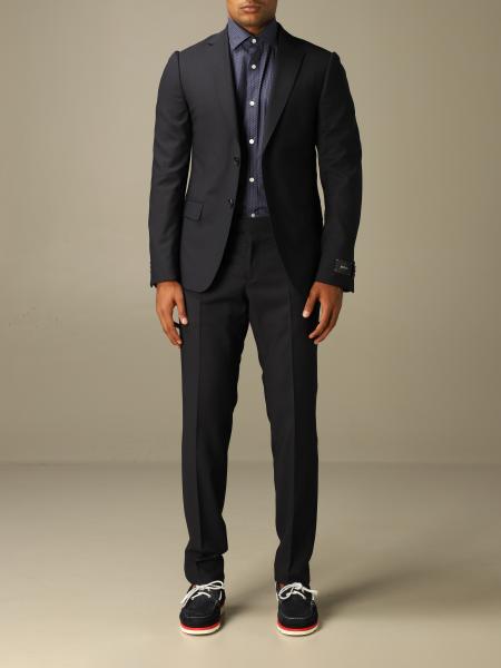 Z Zegna men: Z Zegna single-breasted suit in 260 gr pinstripe twill wool drop 8