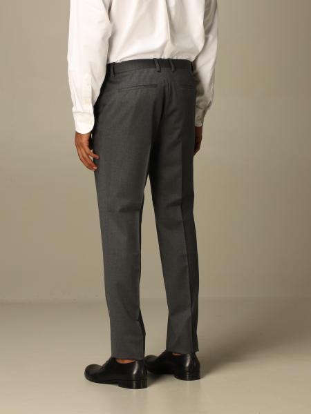 Z Zegna Outlet: flannel trousers - Grey | Z Zegna pants 7FNAC2 8ZF ...