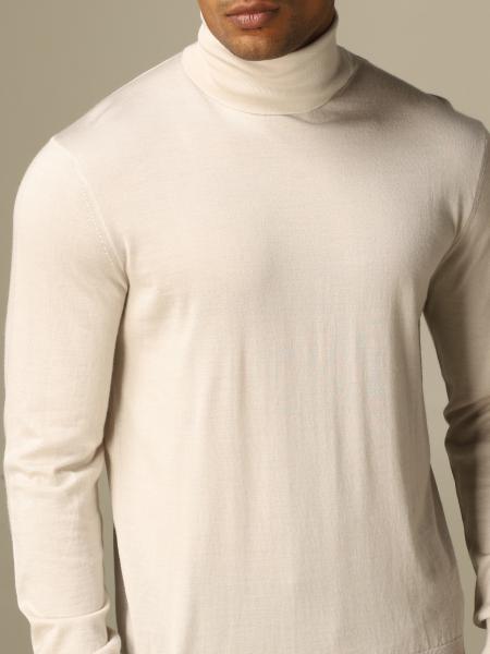 Ermenegildo Zegna Cashmere And Silk Turtleneck Sweater Ermenegildo Zegna Men Yellow Cream Sweater Ermenegildo Zegna 1 Uvj00 Giglio En