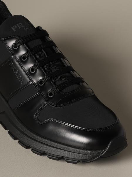 prada techno stretch fabric sneakers