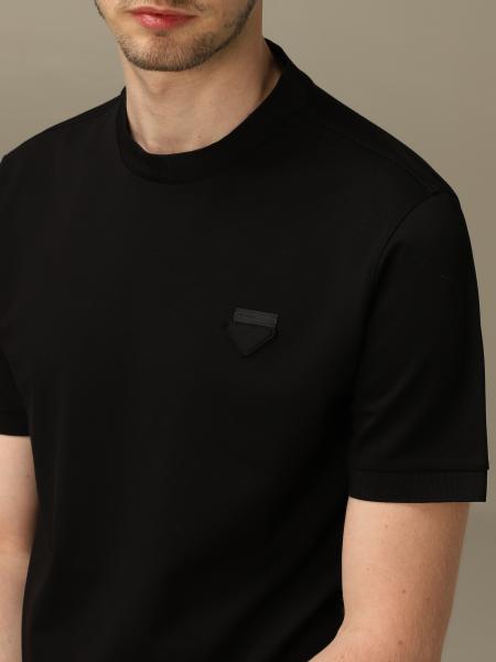 PRADA: T-shirt men | T-Shirt Prada Men Black | T-Shirt Prada 