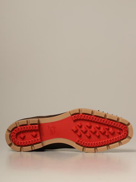 christian louboutin melon spikes suede boot