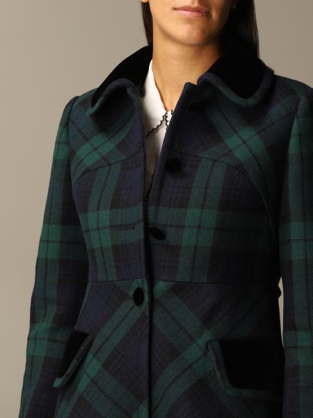 miu miu green plaid jacket