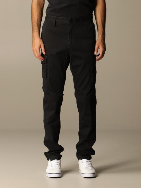 stone island joggers black