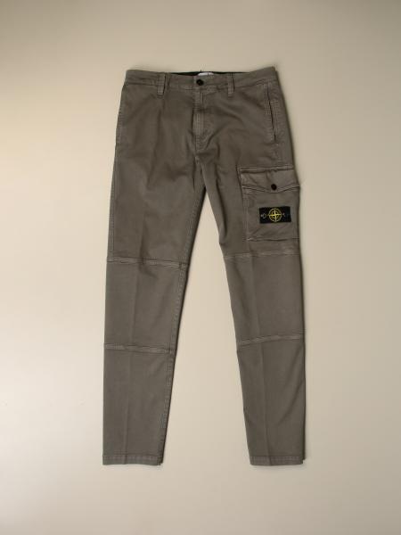 grey stone island joggers junior