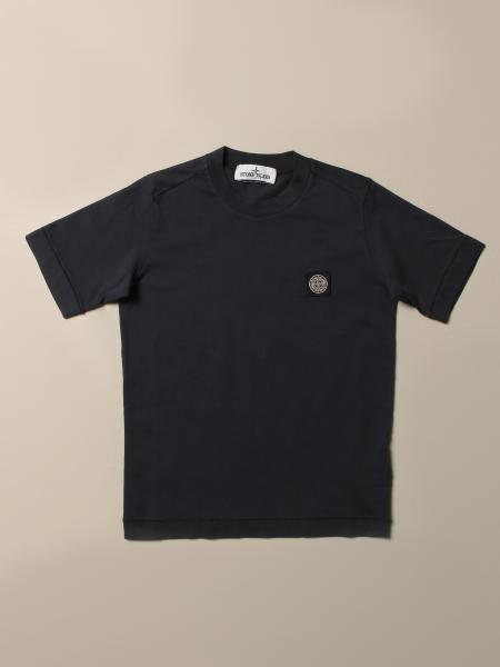 blue stone island shirt