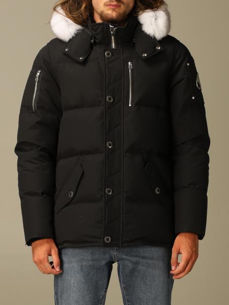 MOOSE KNUCKLES: Mens 3q down jacket in quilted nylon - Black | Moose ...
