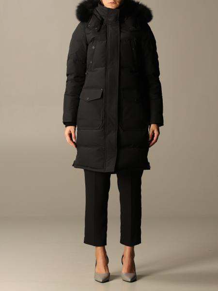 MOOSE KNUCKLES: Causapcal parka in padded technical fabric - Black ...