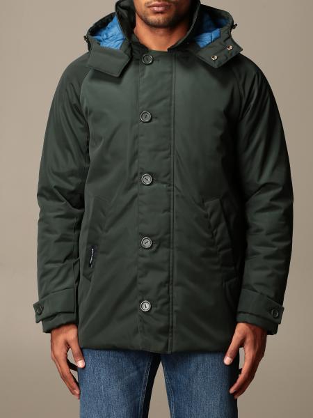 HENRI LLOYD: hooded jacket - Green | Henri Lloyd jacket H40115RDV2M ...