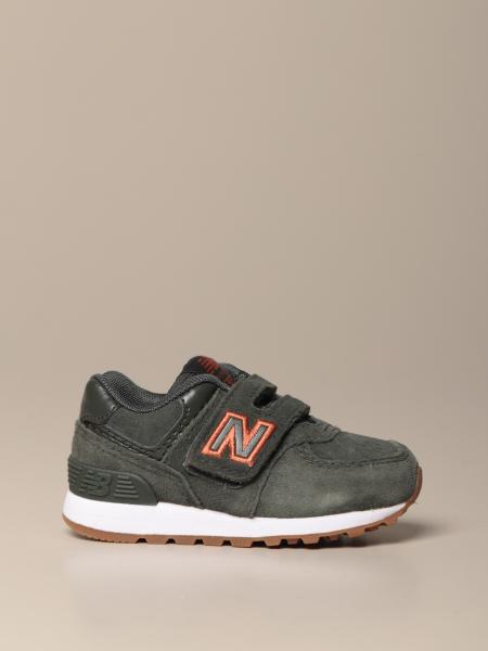 New Balance Outlet: 574 in suede - Military | New Balance shoes IV574 online on GIGLIO.COM