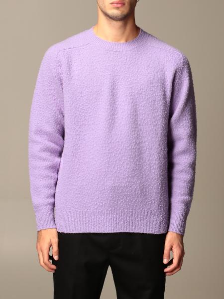 Virgin wool Grifoni crewneck sweater with casentino effect