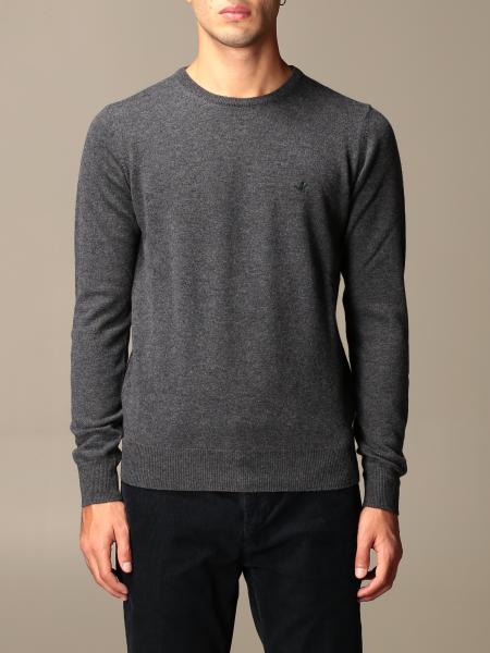 Brooksfield Outlet: supergeelong crewneck sweater - Charcoal ...