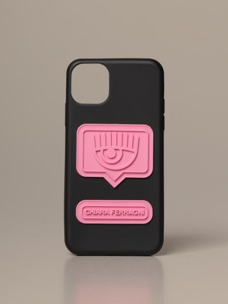 Chiara Ferragni donna: Cover Iphone 11 Pro Max Chiara Ferragni in silicone con logo eyelike