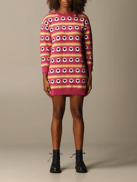 Abito a pullover Boutique Moschino in lana Vergine jacquard