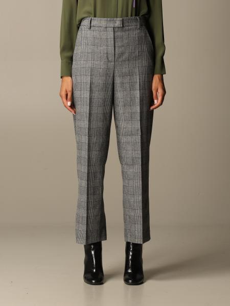Boutique Moschino: Moschino Boutique trousers in Prince of Wales wool blend