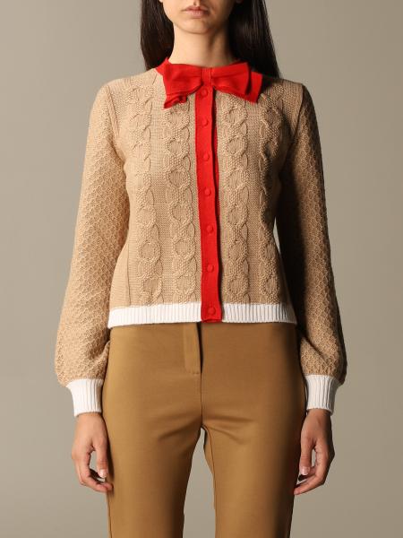 Be Blumarine: College bow cardigan