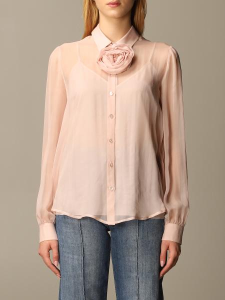 blush pink shirt women