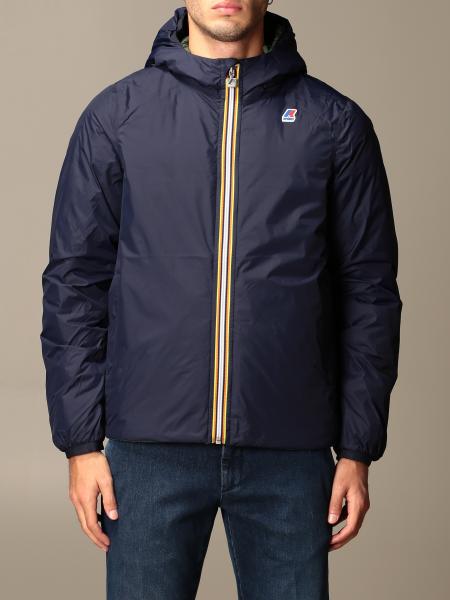 K-Way Outlet: Jacques thermo plus double jacket - Navy | K-Way jacket ...