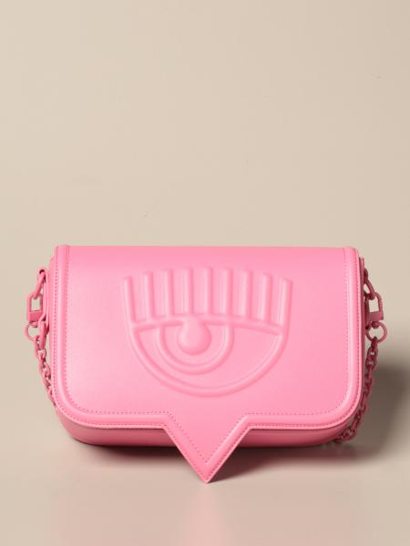 CHIARA FERRAGNI: Eyelike bag in synthetic leather - Pink | Chiara ...