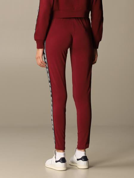 burgundy kappa pants