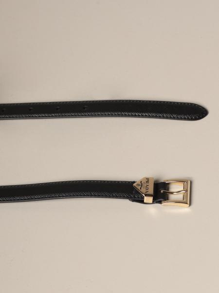 Prada belt in saffiano leather
