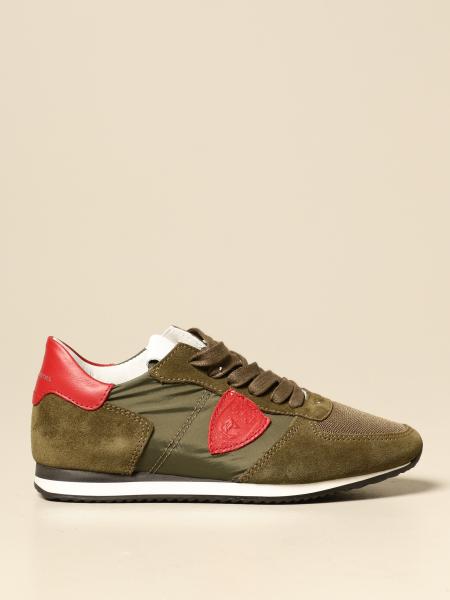 Tropez Junior Philippe Model sneakers in nylon leather and suede