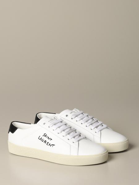 saint laurent women's high top sneakers