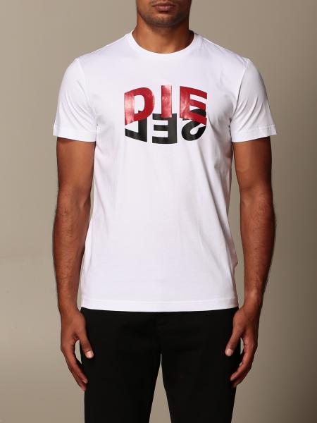 Dieselアウトレット：Tシャツ メンズ - ホワイト | GIGLIO.COMオンラインのDiesel Tシャツ A00828 0HAYU