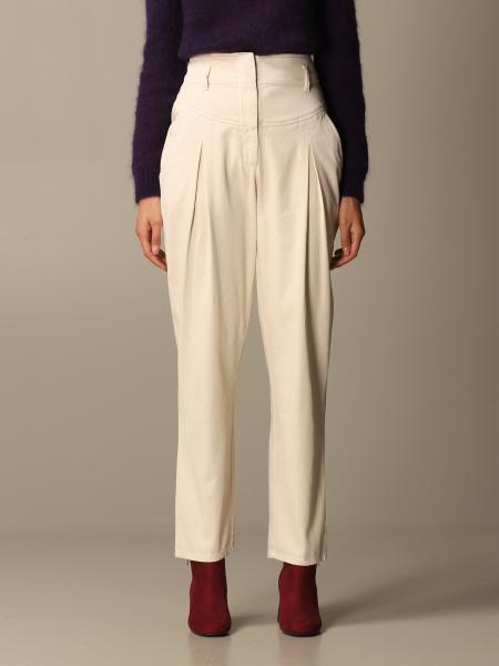 High-Waisted Carrot Trousers